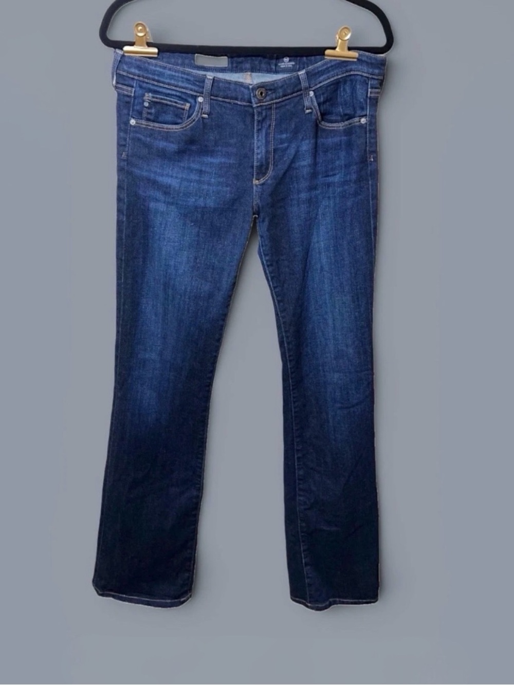 Ag Adriano Goldschmied Women's Dark Blue Boot Cut Jeans